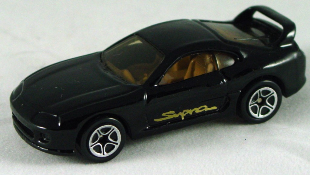Pre-production 30 G 18 - Toyota Supra Black darker tan interior Supra DECALS
