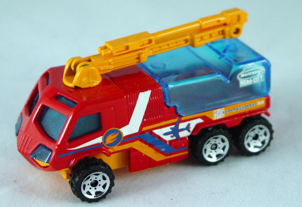 Pre-production 26 J 8 - Airport Fire Tender Red Hero City made in China DECALS