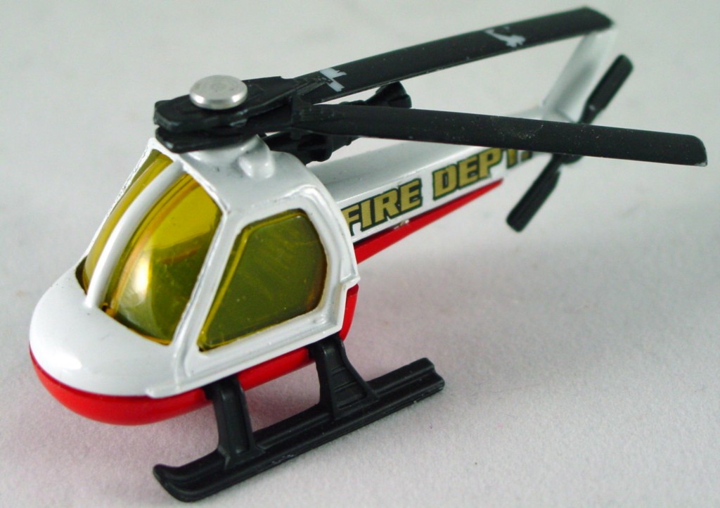 Pre-production 75 D 44 - Helicopter White and red Fire made in China blade flakes DECALS
