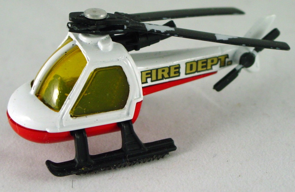 Pre-production 75 D 44 - Helicopter White and red Fire made in China blade flakes DECALS