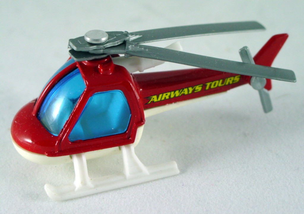 Pre-production 75 D 45 - Helicopter Red and white Airways made in China rivet glue DECALS