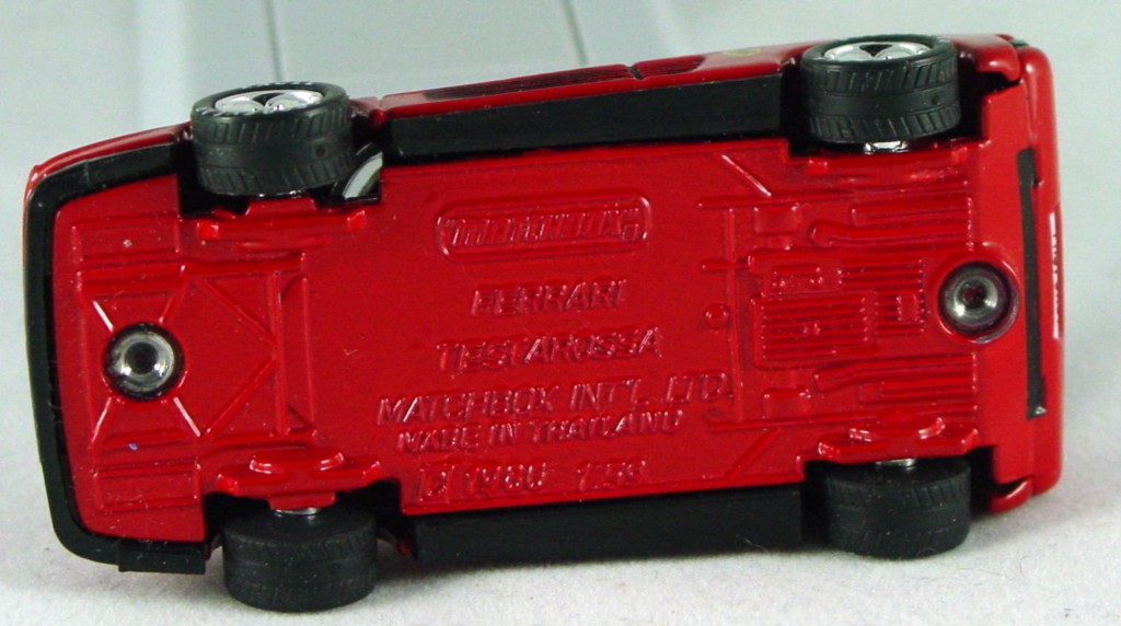 Pre Production 75 E 15 Ferrari Testarossa Red Disc