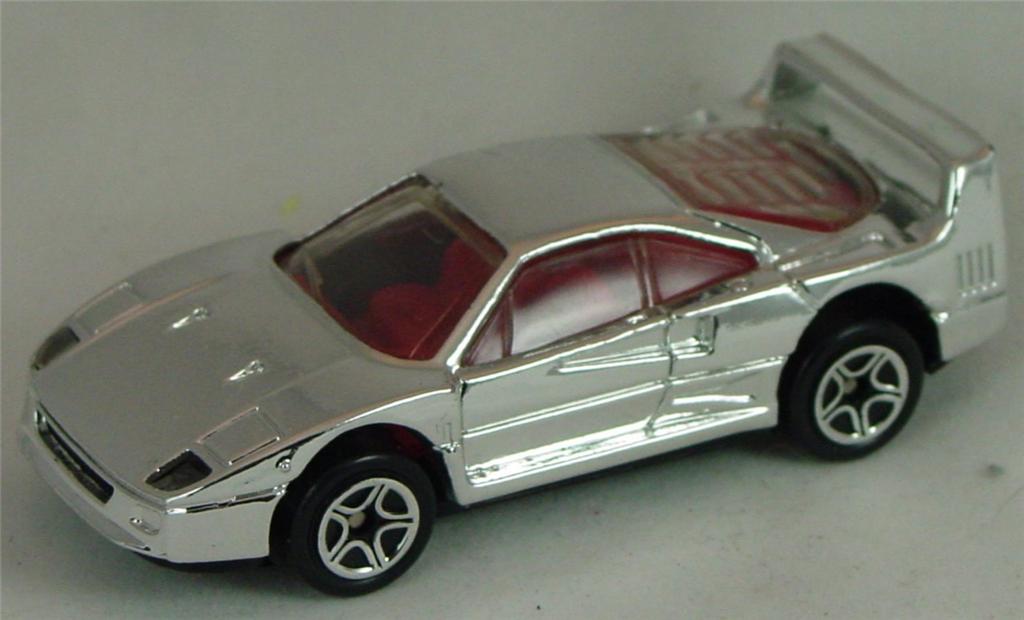 Pre-production 24 H 21 - Ferrari F-40 Chrome clear yellow window 5-spoke concave made in China