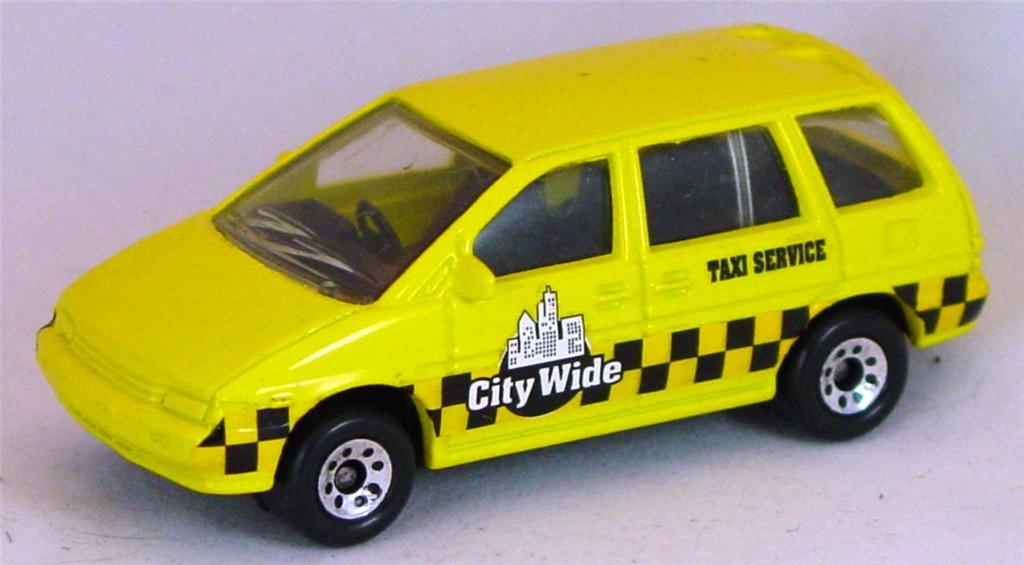 Pre-production 31 I 17 - Nissan Prairie Yellow City Wide Taxi 8-dot made in China three slight chips