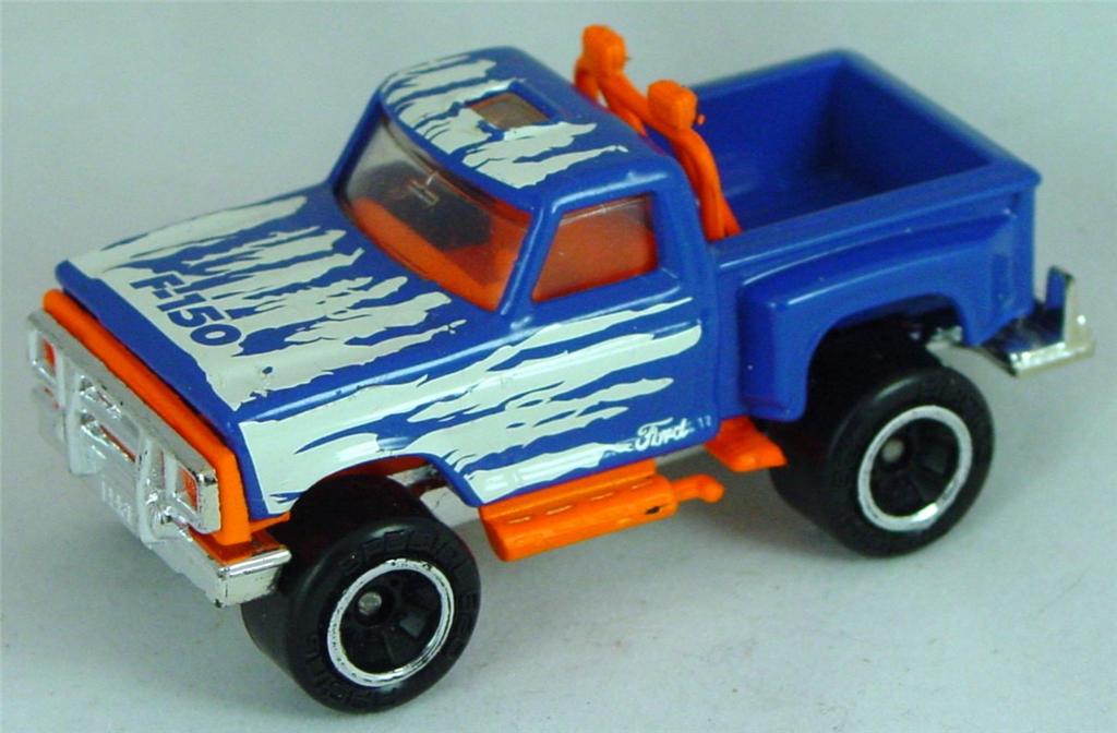 Pre-production 53 D 27 - Flareside Pickup Blue white tampo racing wheels loose base