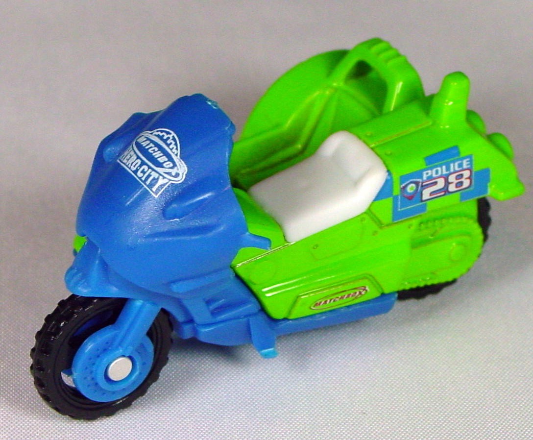 Offshore SuperFast 59 M 7 - Cycle with sidecar Lime blue forks Police Hero City