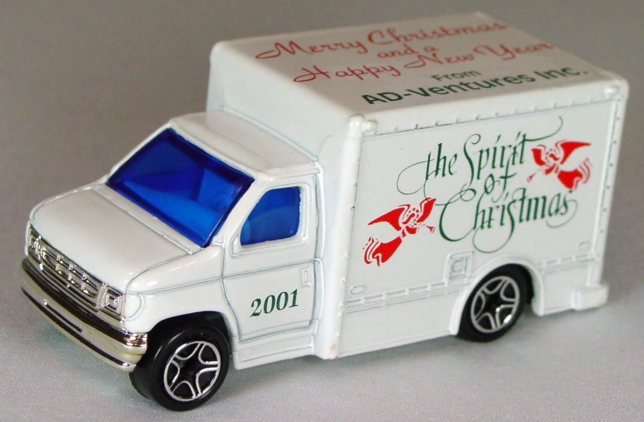 ASAP-CCI 23 H 14 - Ford Box Van White Spirit of Xmas Ad Ventures CCI