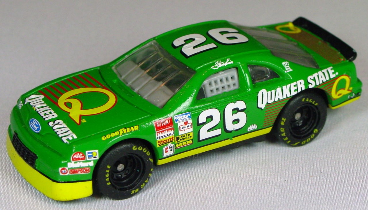 Pre-production 268 A 6 - Ford T-Bird Green lg Q Quaker State 26 made in China unspread rivet