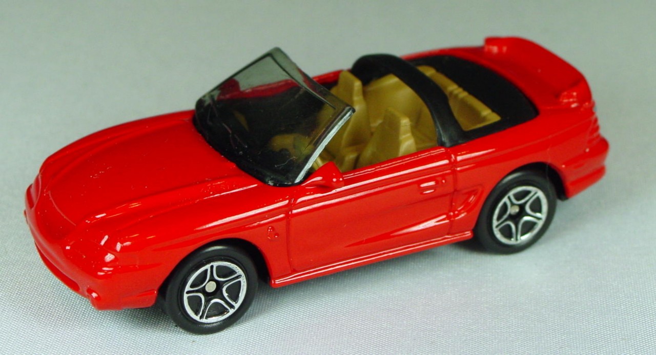 Pre-production 71 H 24 - Mustang Cobra Red tan interior no tampo rivet glue made in Thailand