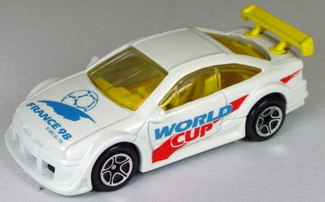 Pre-production 66 G 3 - Opel Calibra White ORG-YEL interior clear window World Cup made in China