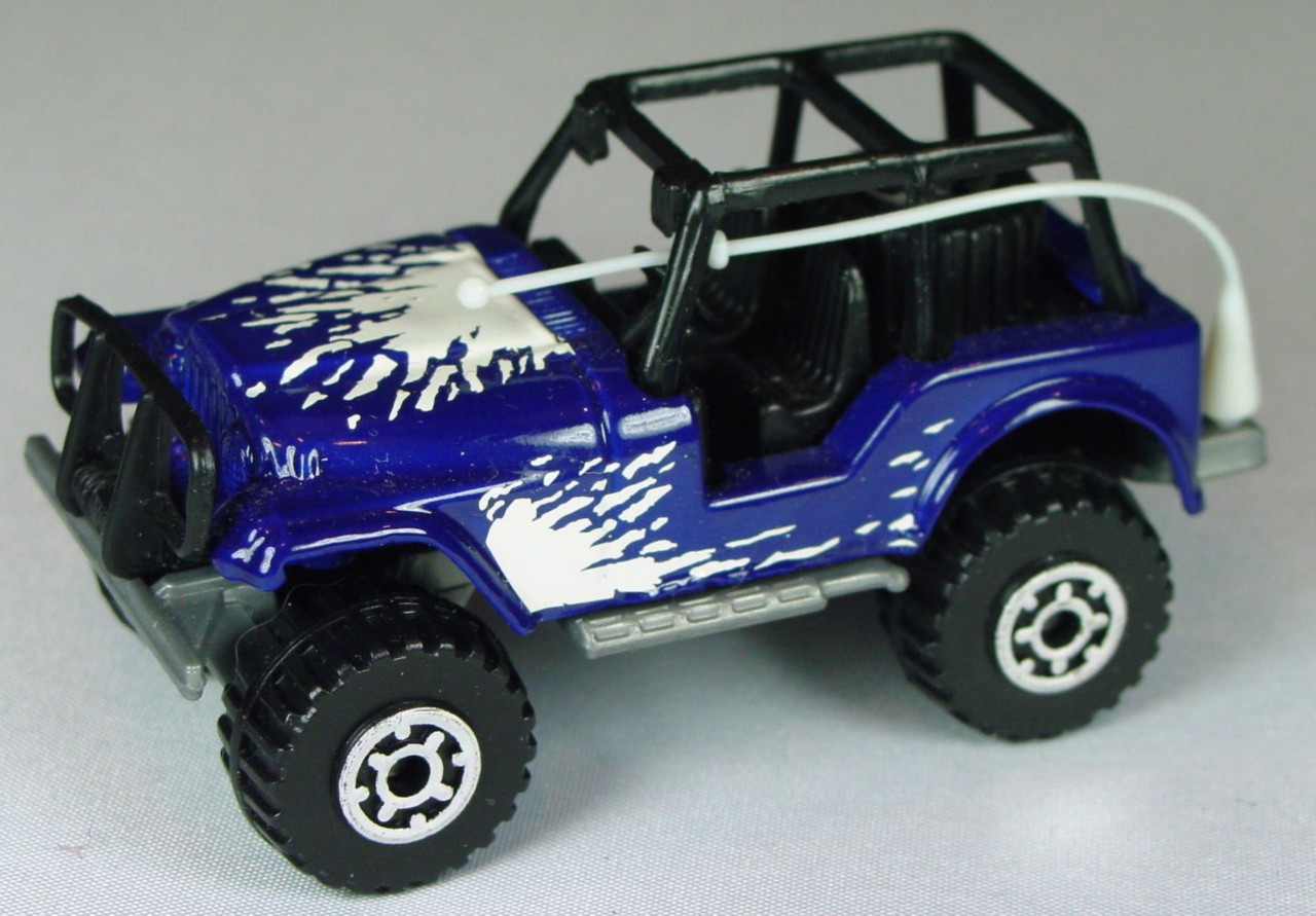 Pre-production 37 F - Jeep 4x4 purp-Blue white splash decals velcro base made in China