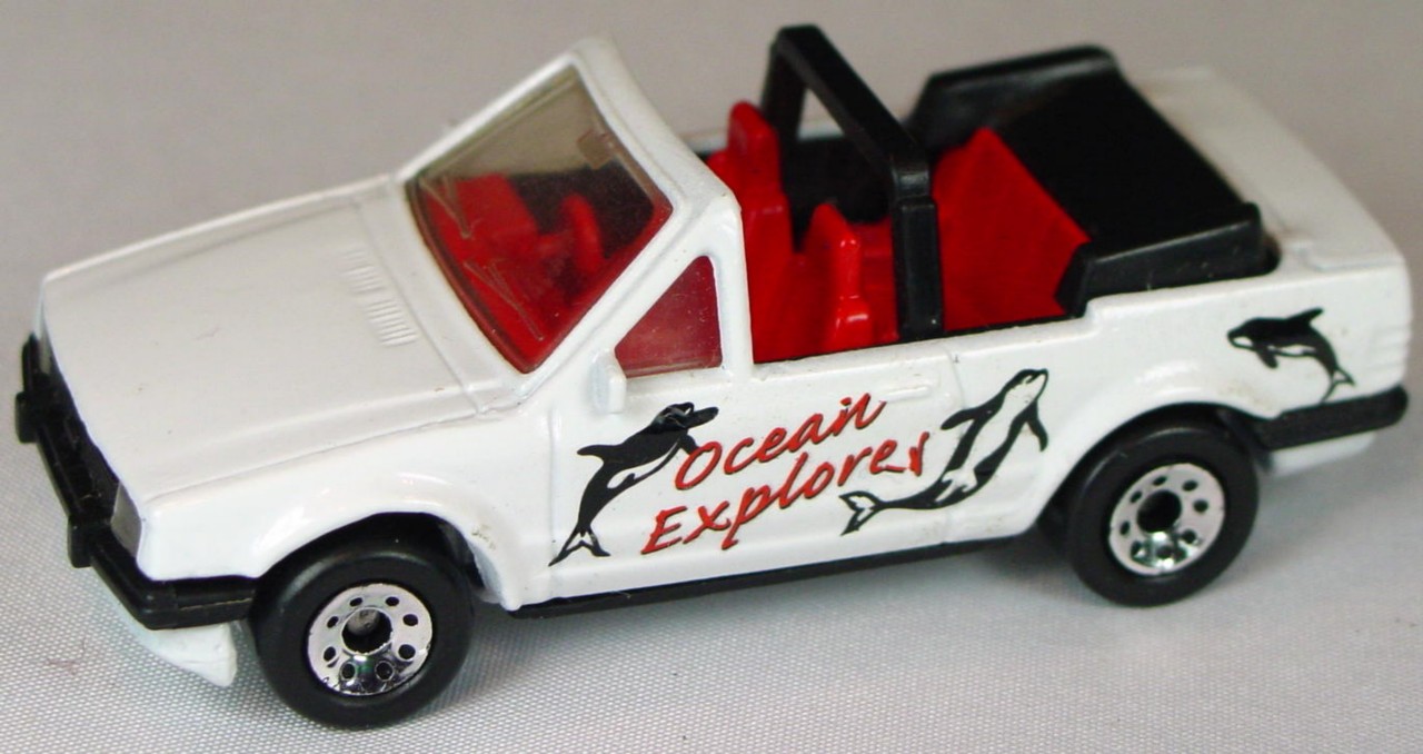 Pre-production 17 E 15 - Ford Escort White red interior Ocean Exp made in Thailand rivet glue