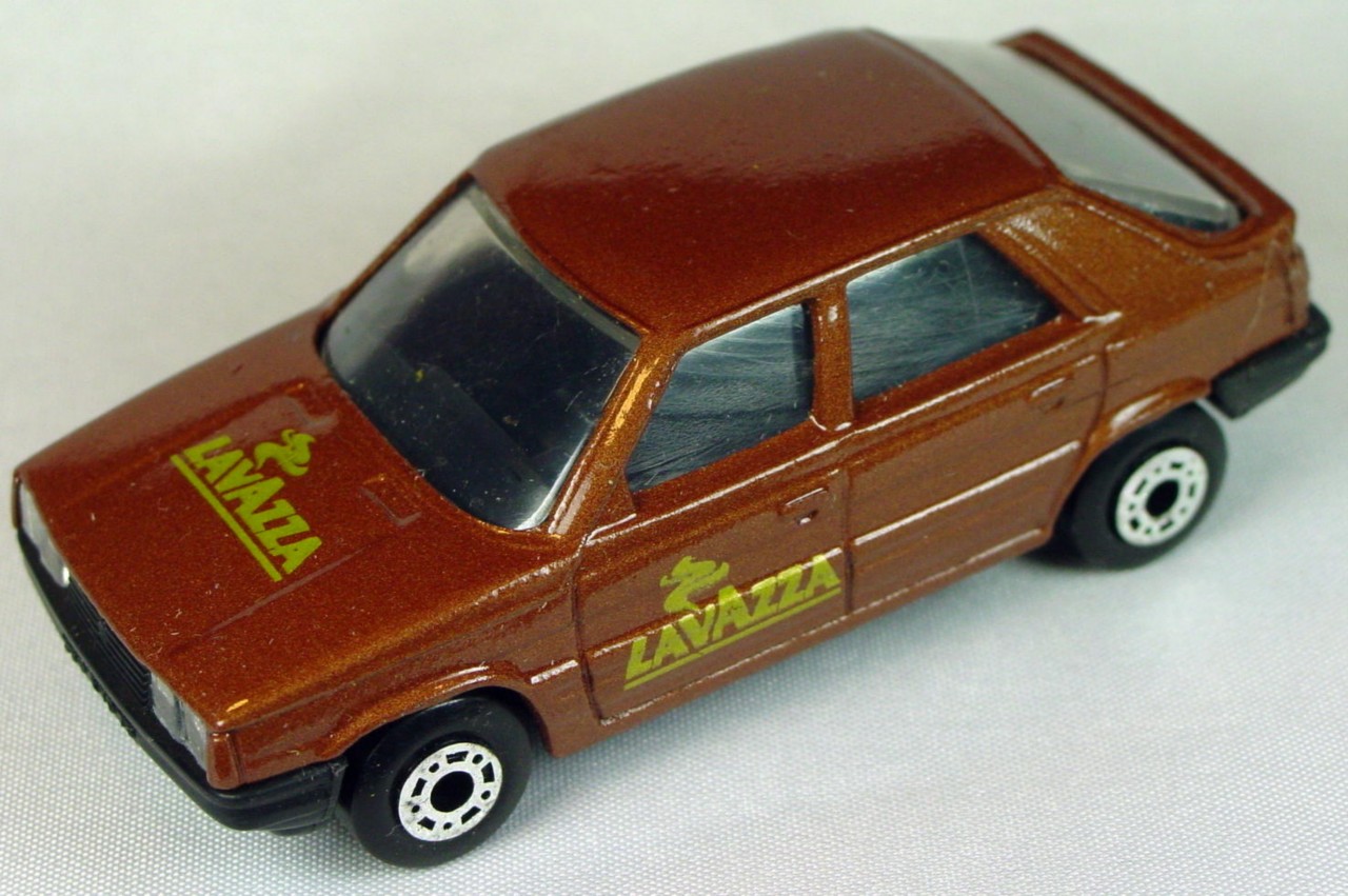 Bulgarian 33 E 10 - Renault 11 light met Brown black interior black base Lavazza