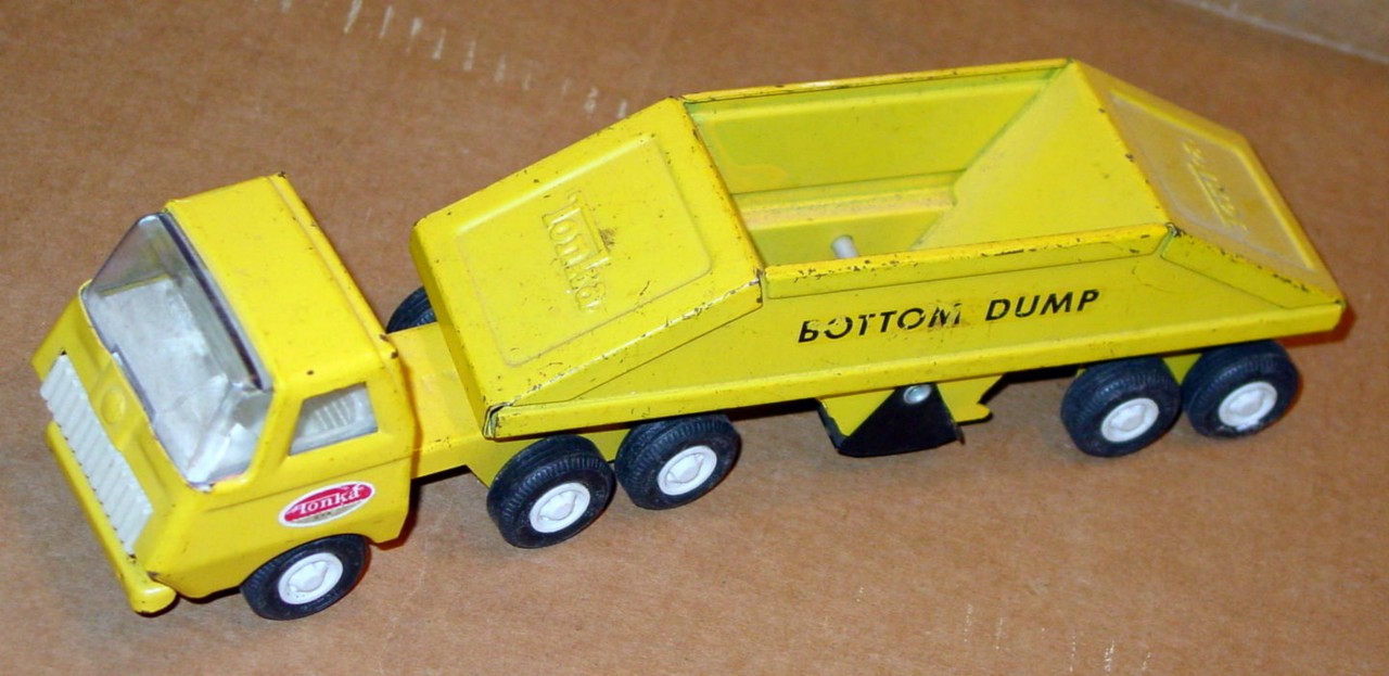 TONKA Bottom Dumper yellow and Yellow