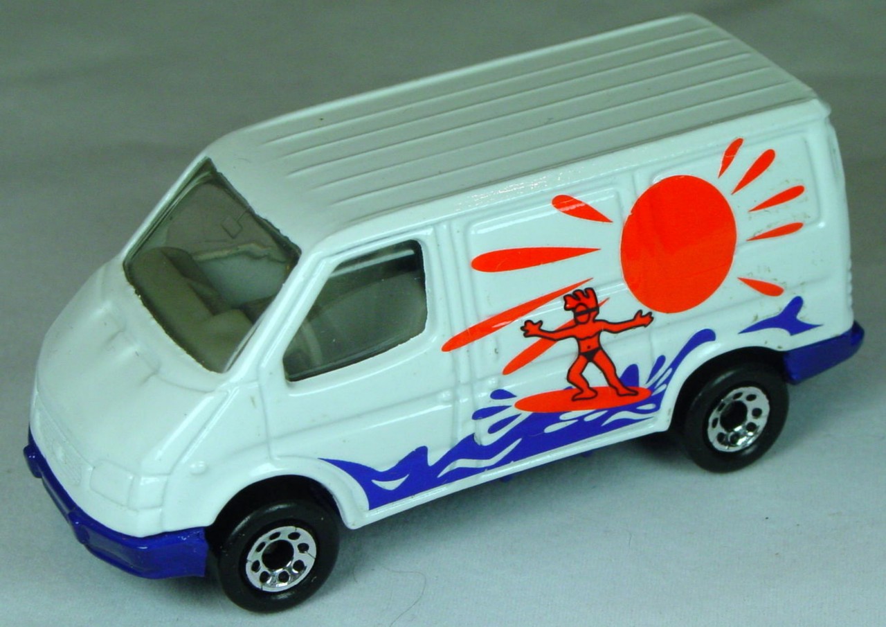 Pre-production 15 K 53 - Ford Trans Van White blue plastic base surfing LABS made in China
