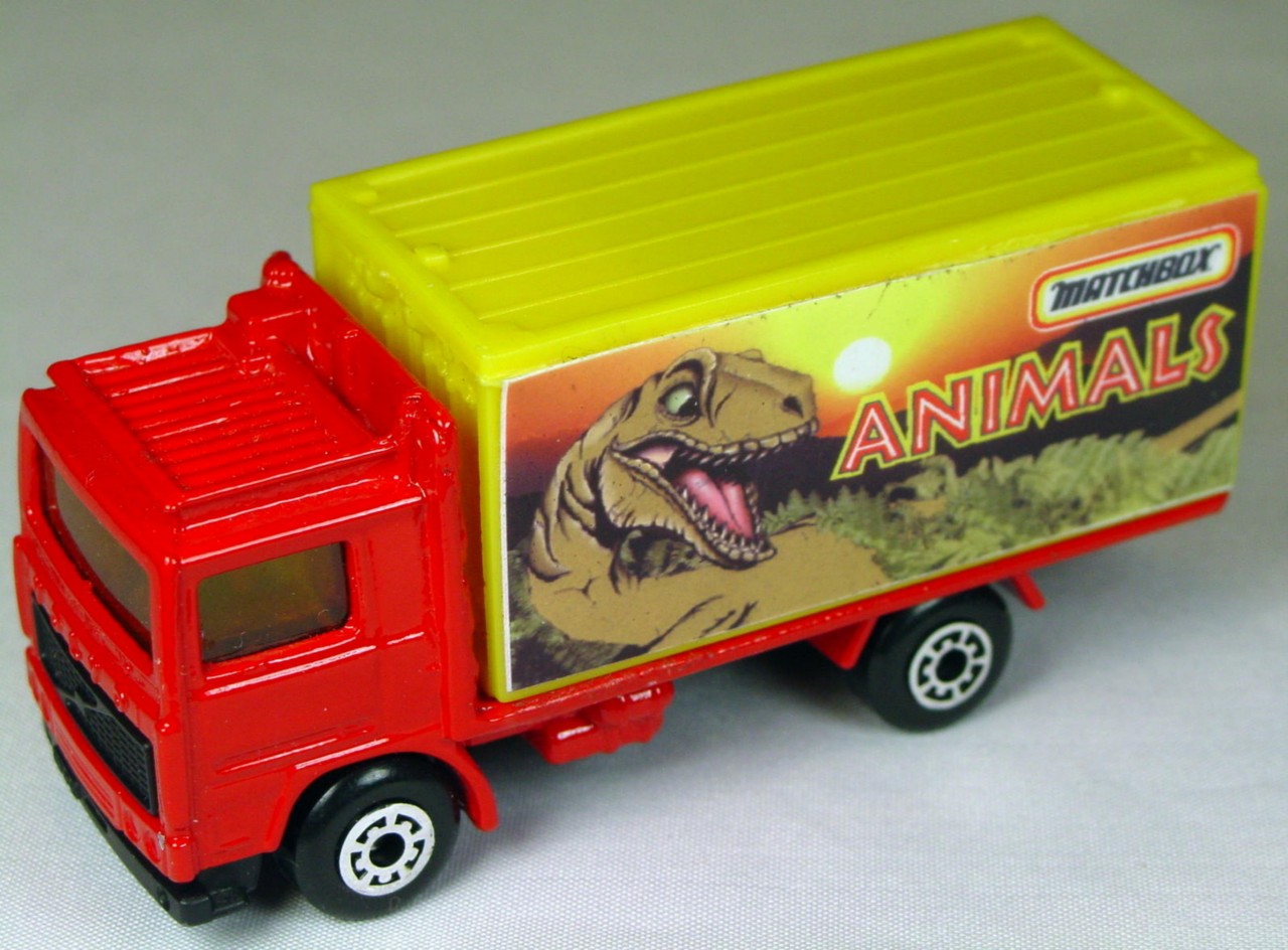 Pre-production 20 D 47 - Volvo Truck Red and yellow AM WIN MBX Animals 2 chips made in China