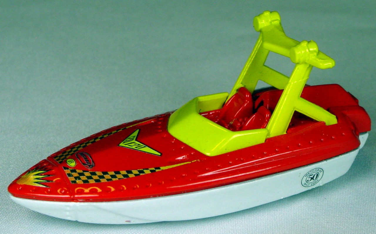 Pre-production 21 K 4 - Tower Boat Red and White MBX 120 MBX 50 rivet glue
