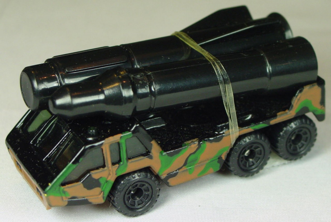 Pre-production 40 D 15 - Rocket Transp Black smk window green and brncamouflage made in Thailand velcro