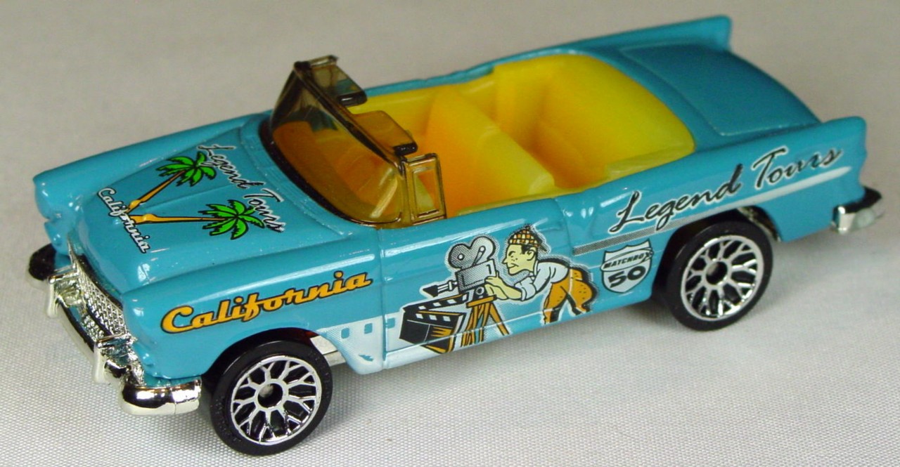 Pre-production 46 J 8 - Chevy Bel-Air convertible Turquoise YEL INT Tours STICKER made in China