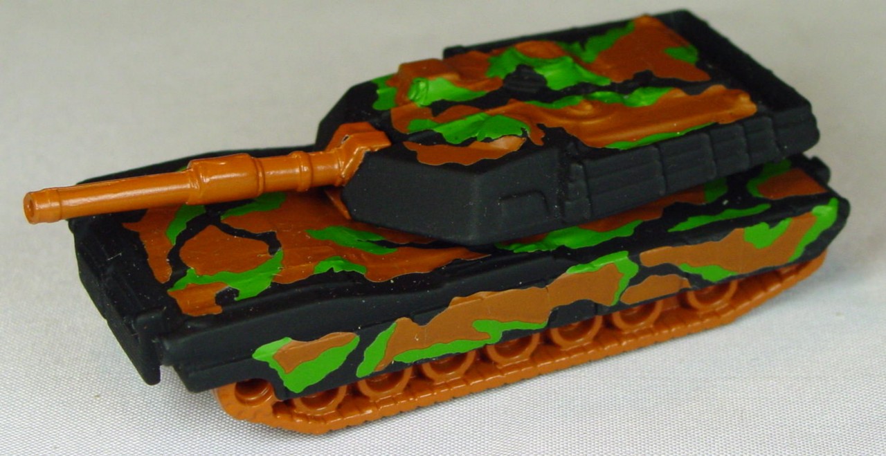 Pre-production 54 J 10 - Abrams Tank Black brown gun/bas green and brown LABS made in Thailand