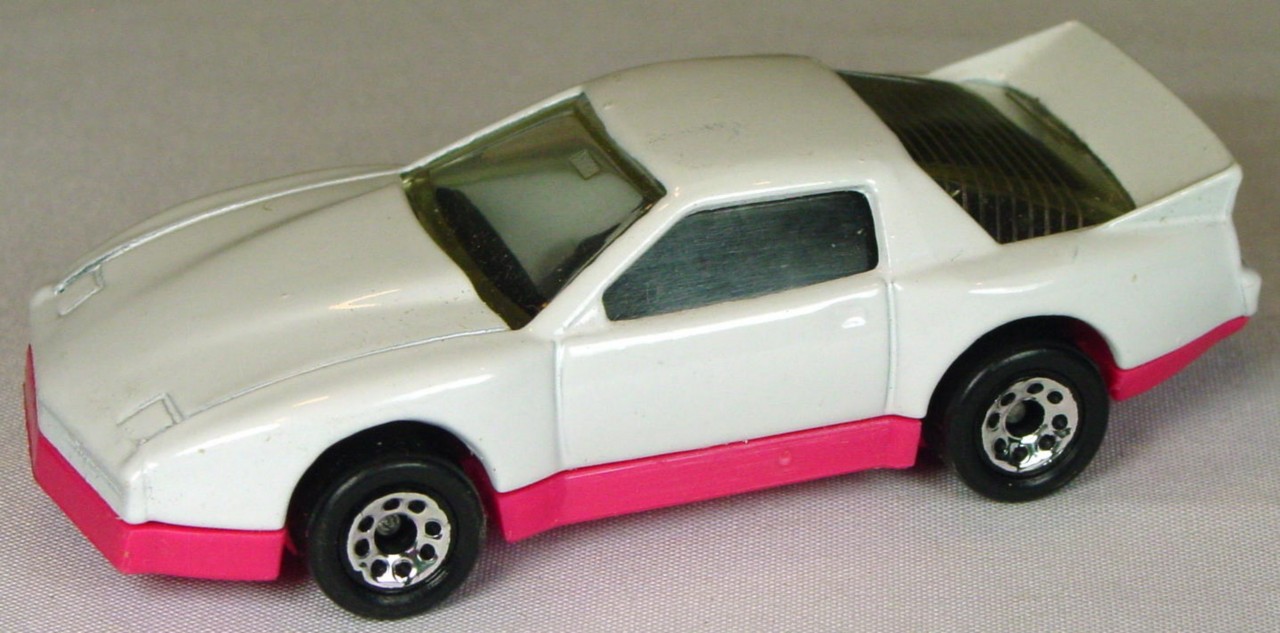 Pre-production 60 F - Pontiac Firebird Racer White pink plastic basblkintmade in Thailand