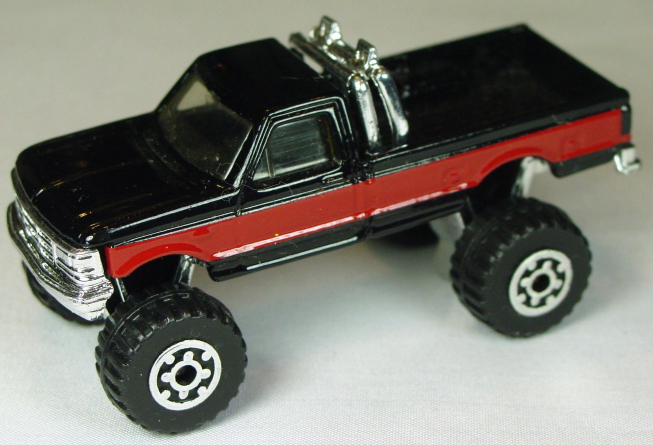 Pre-production 65 G 7 - Ford F150 Pickup Black BLK INTdark red PAINTED STRmade in Thailand