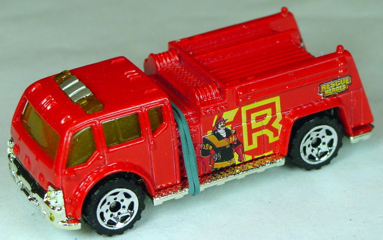 Pre-production 75 K 4 - Water Pumper Red CHR Base Rescue Heroes DEC made in China