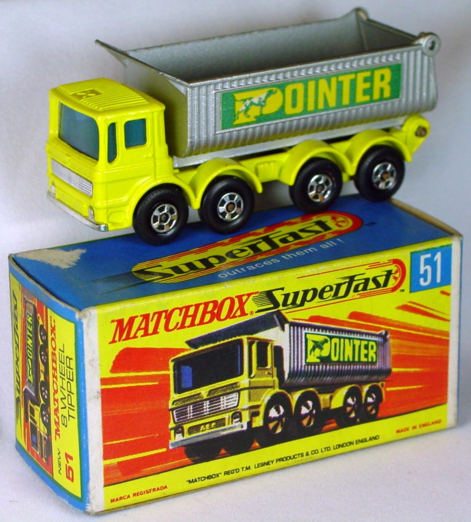 matchbox 8 wheel tipper