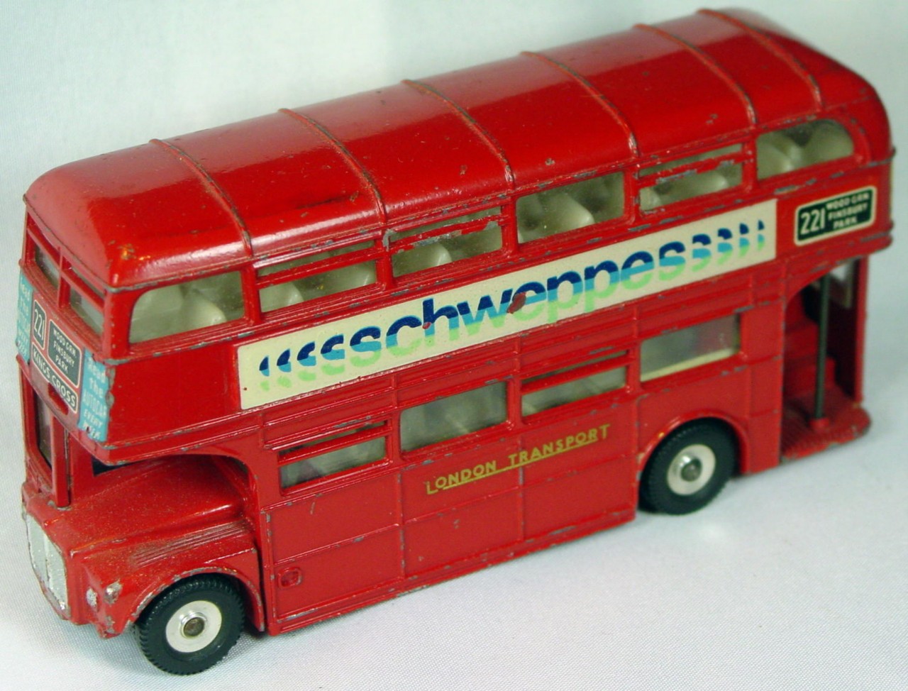 Dinky 289 - Routemaster Bus Schweppes Red