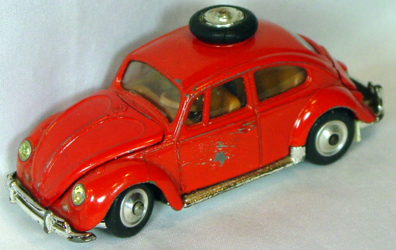 Corgi 256 A - VW Beetle Rally East African Safari -labels -rhino