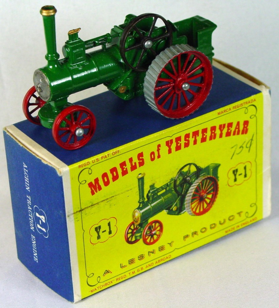 Models of YesterYears 01 A - Allchin gold boil matt black flywheel C9- D1 box