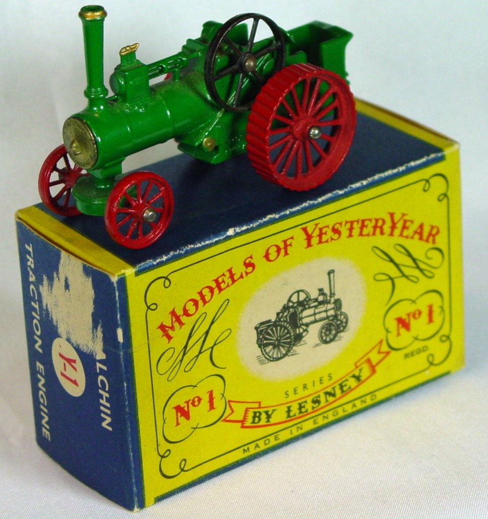 Models of YesterYears 01 A 5 - Allchin PAINTED TRDS rounded axles 9 slats 3chip C9- C MILL16