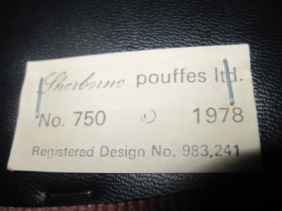 1970S VINTAGE PINK DRALON VELVET POUFFE CHAIR BY SHERBORNE POUFFES LTD ...