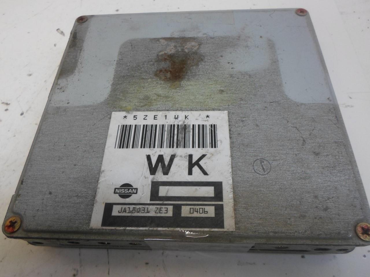 2000-2001 Nissan Altima AT Engine Computer ECM ECU JA18Q31 ZE3 WK