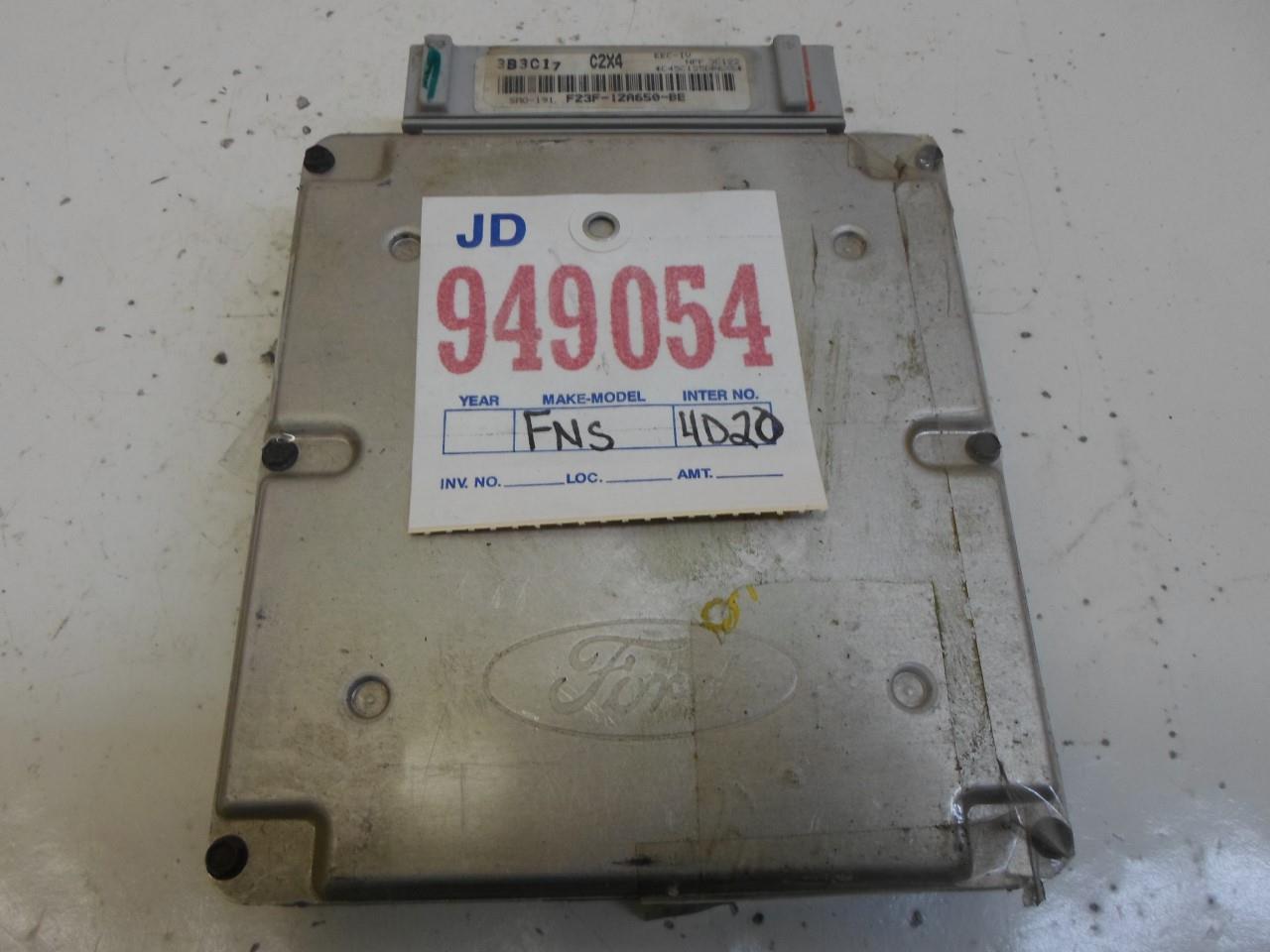 ENGINE COMPUTER FORD TEMPO 1992 1993 1994 F23F-12A650-BE ... 1993 ford tempo fuse box 