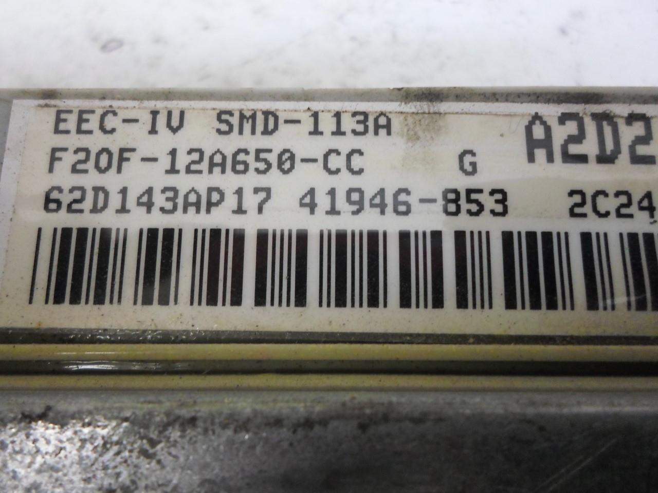 1992-1993 Ford Taurus Sable ecm ecu computer F20F-12A650-CC
