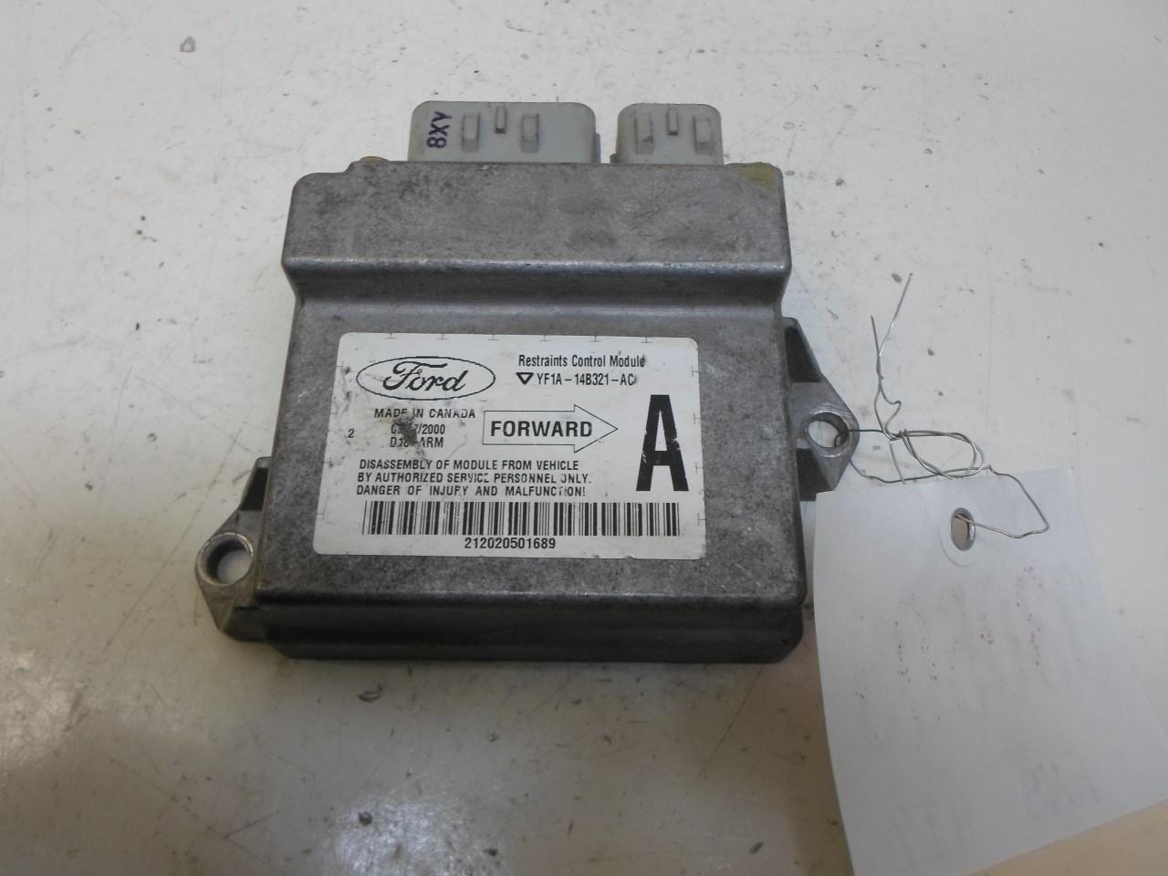 SRS CONTROL MODULE FORD TAURUS 2000 YF1A-14B321-AC OEM | eBay