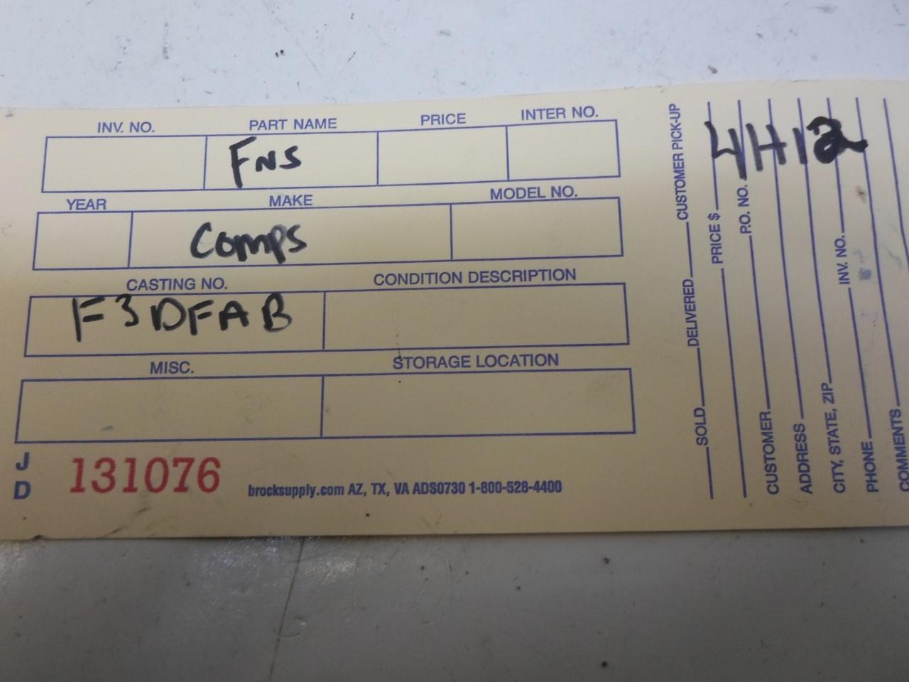Abs Control Module Mercury Sable 1990 1991 1992 1993 F3dc