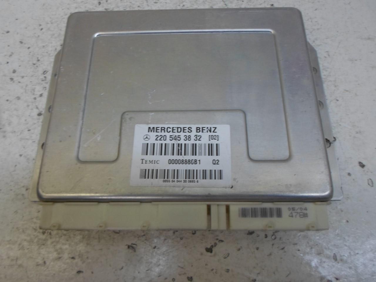 SUSPENSION CONTROL MODULE MERCEDES BENZ W220 SCLASS S430 2004