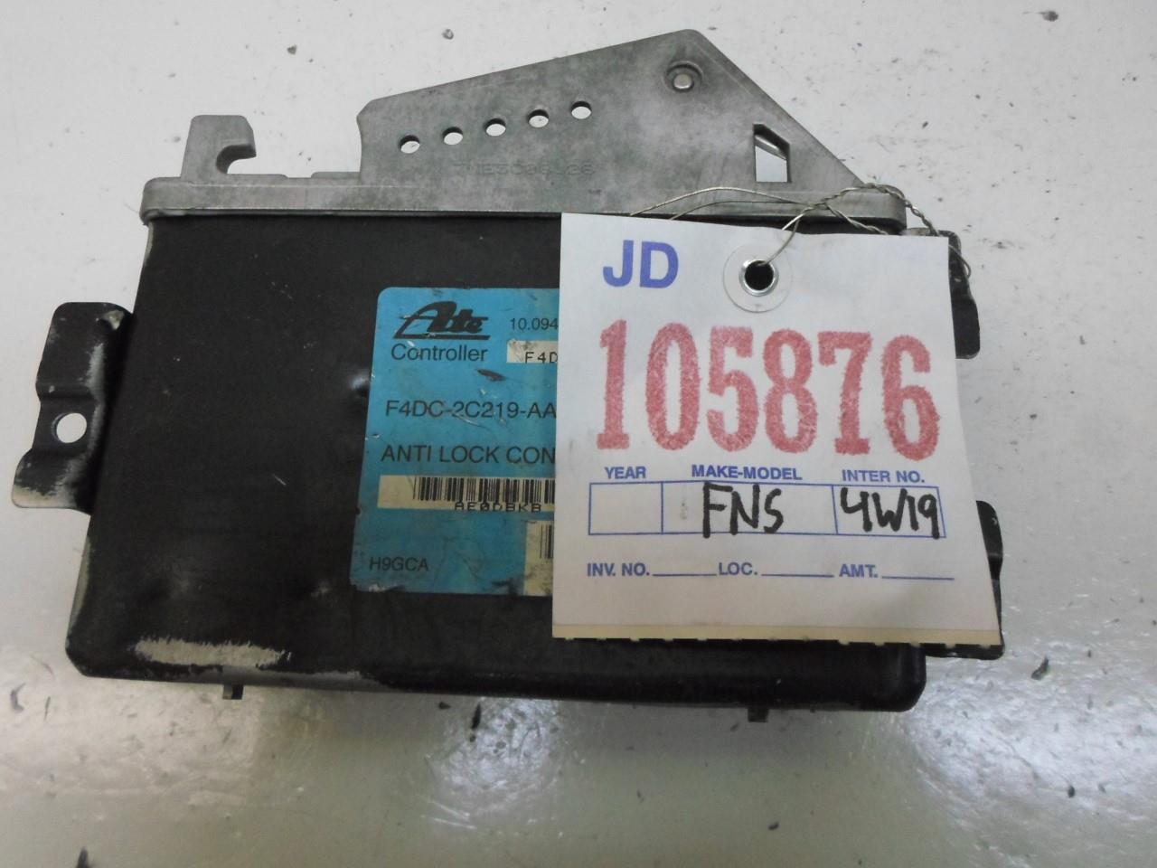 ABS CONTROL MODULE FORD TAURUS 1990 1991 1992 1993 1994 1995 F4DC-2C219