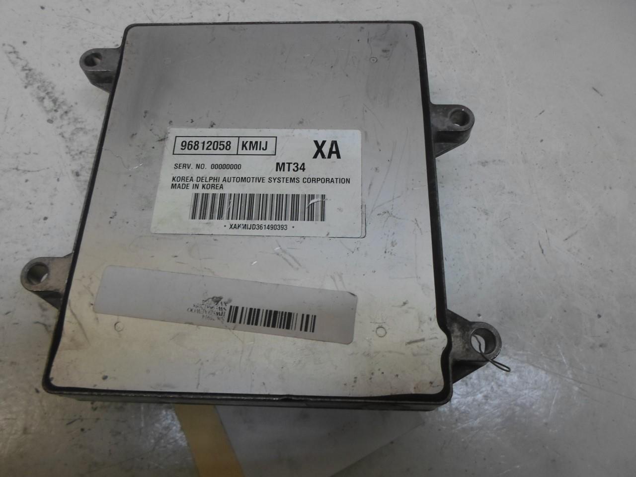 ⑥専用画面 ENGINE COMPUTER PROGRAMMED CHEVROLET OPTRA 2006 96812058 AT