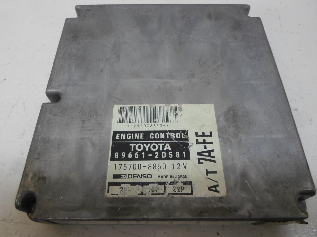ENGINE COMPUTER TOYOTA CORONA 1996 89661-2D581 175700-8850 PCM ECM