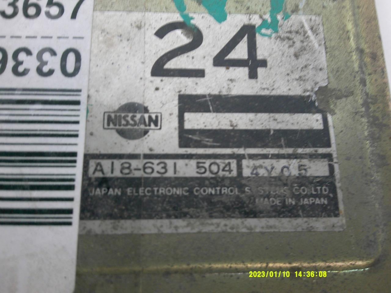 ENGINE COMPUTER NISSAN 300ZX 1985 A18-631 504 MT PCM ECM ECU OEM