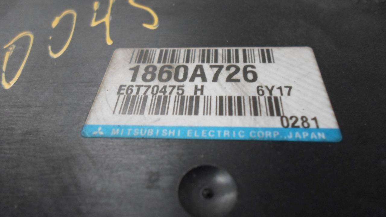 ENGINE COMPUTER MITSUBISHI OUTLANDER 2007 1860A726 PCM ECM ECU OEM