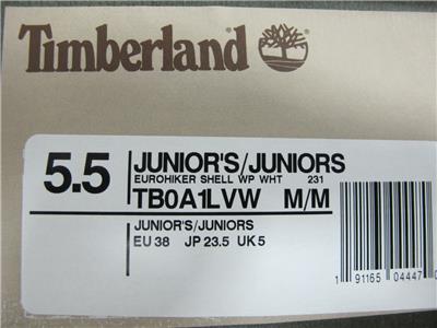 NEW JUNIORS TIMBERLAND EURO HIKER A1J46