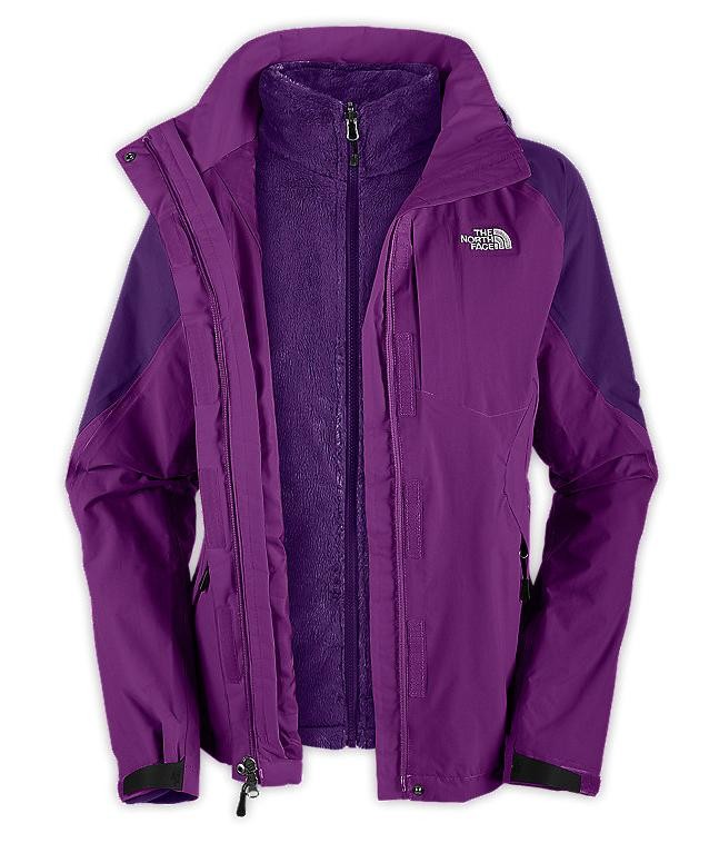 NEW WOMEN'S NORTH FACE BOUNDARY TRICLIMATE JACKET- PURPLE, BLACK, PINK ...
