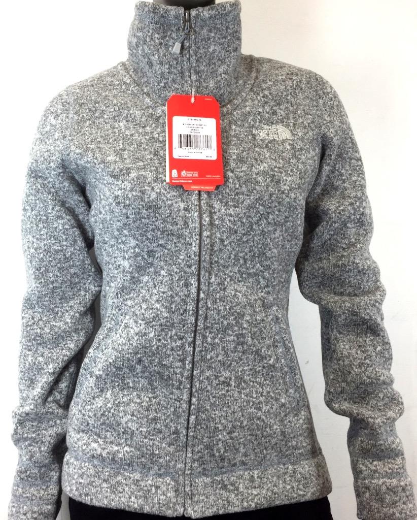 NEW THE NORTH FACE WOMEN’S CRESCENT SUNSET FULL ZIP C793 SWEATER KNIT ...