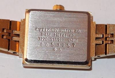 VINTAGE Ladies Citizen Quartz Watch Japan & Taiwan Made ...