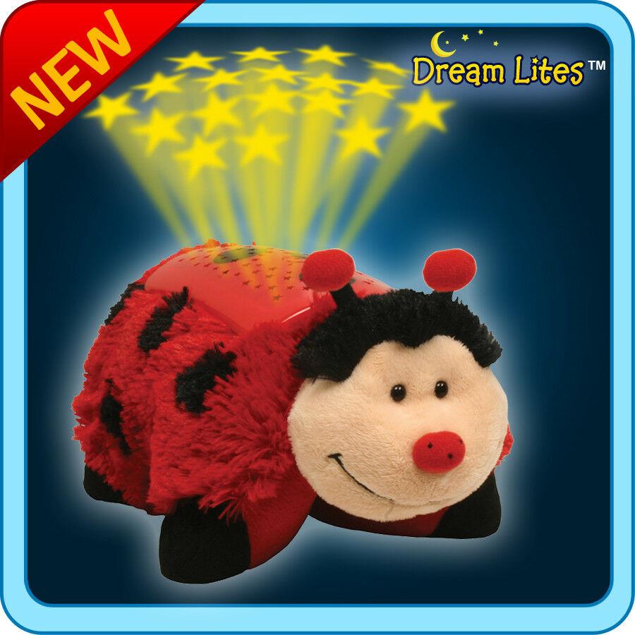 100 Official Dream Lites Ladybug Pillow Pet! Brand New In Box! As Seen