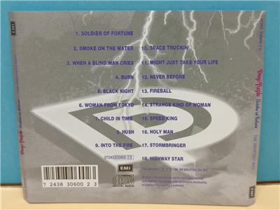 Deep Purple Soldier Of Fortune 1994 Rare Malaysia CD ZN235 | eBay